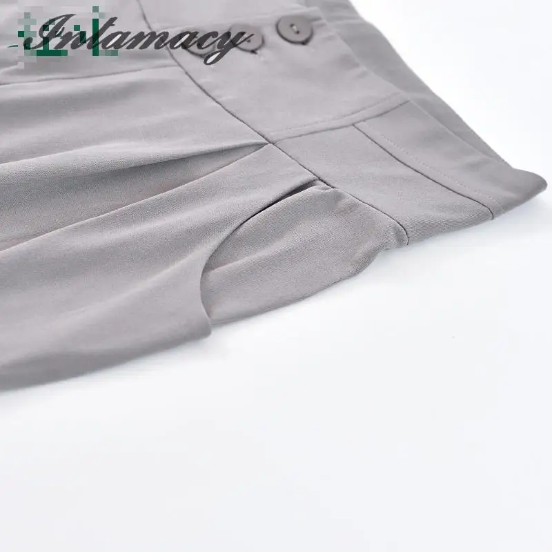 Брюки женские повседневные из 100% шелка с высокой талией|casual pants female|pants femalestraight |