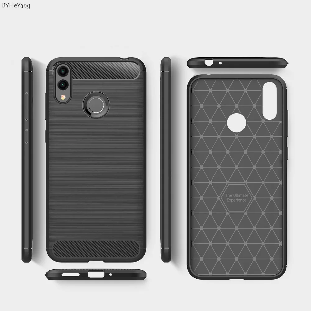 BYHeYang For Huawei Honor V30 Pro Case Cover Brushed texture Soft TPU Silicone PU Leather Back 8 C | Мобильные телефоны и