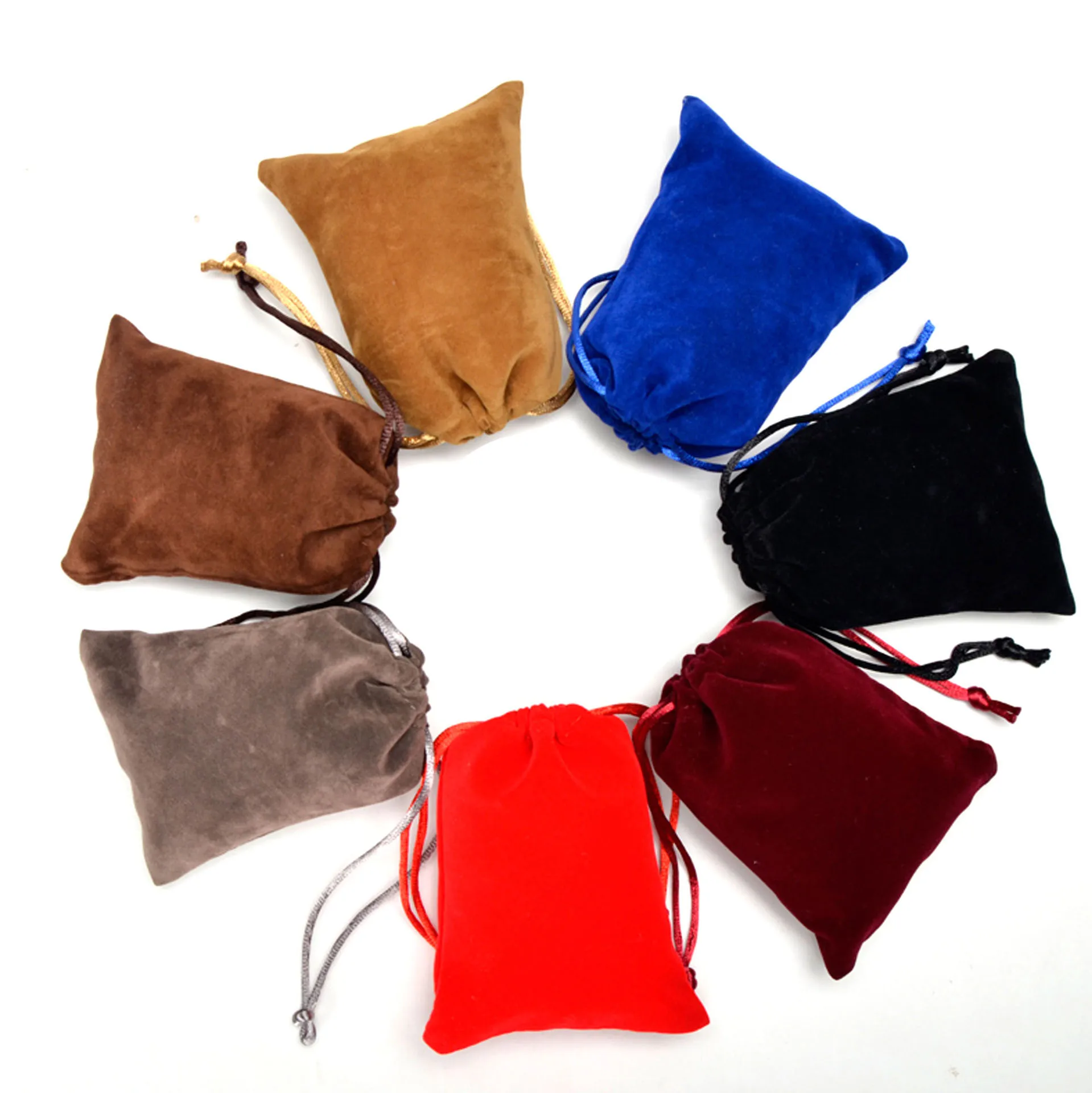 Ювелирные изделия Мешочки Органайзер сумка для хранения фланелевая бархатная