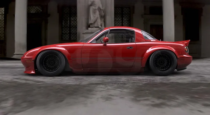 Боди из стекловолокна FRP подходит для 1989 1997 Miata MX5 NA PD Style боди комплект Передние