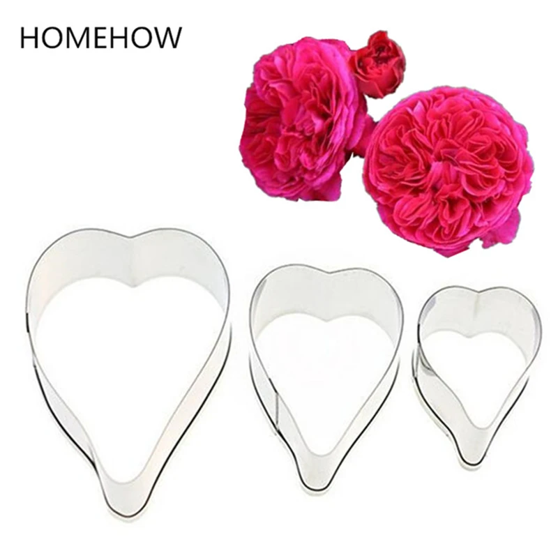 HOMEHOW 3 шт./лот классическая роза мультифлора цветок торт Кухонные формы