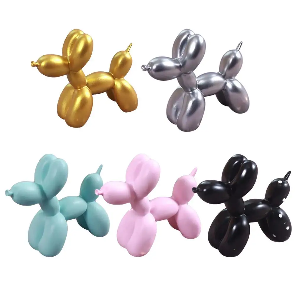 Милый щенок шар смолы скульптура подарки Мода десерт стол орнамент украшения для