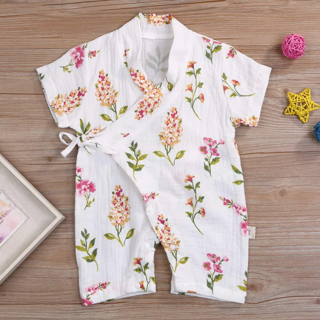 Newborn Infant Baby Boy girl toddler clothes Cartoon Yarn Robe Kimono Romper Jumpsuit Sleepwear #XB30 | Детская одежда и обувь