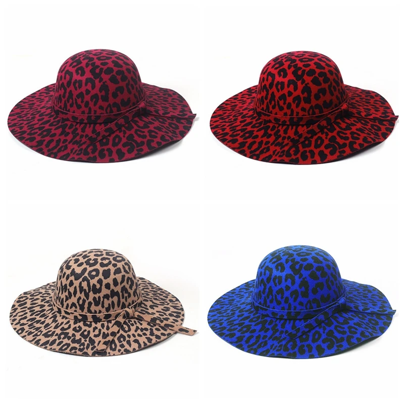 Женская шерстяная шляпка с широкими полями элегантная винтажная пляжная