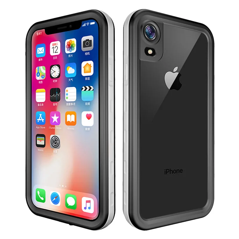 White Водонепроницаемый чехол для iPhone X XS Max XR противоударный чехол для плавания для дайвинга для iPhone X XR XS 6 6 S 7 8 Plus водонепроницаемый чехол - Цвет: White