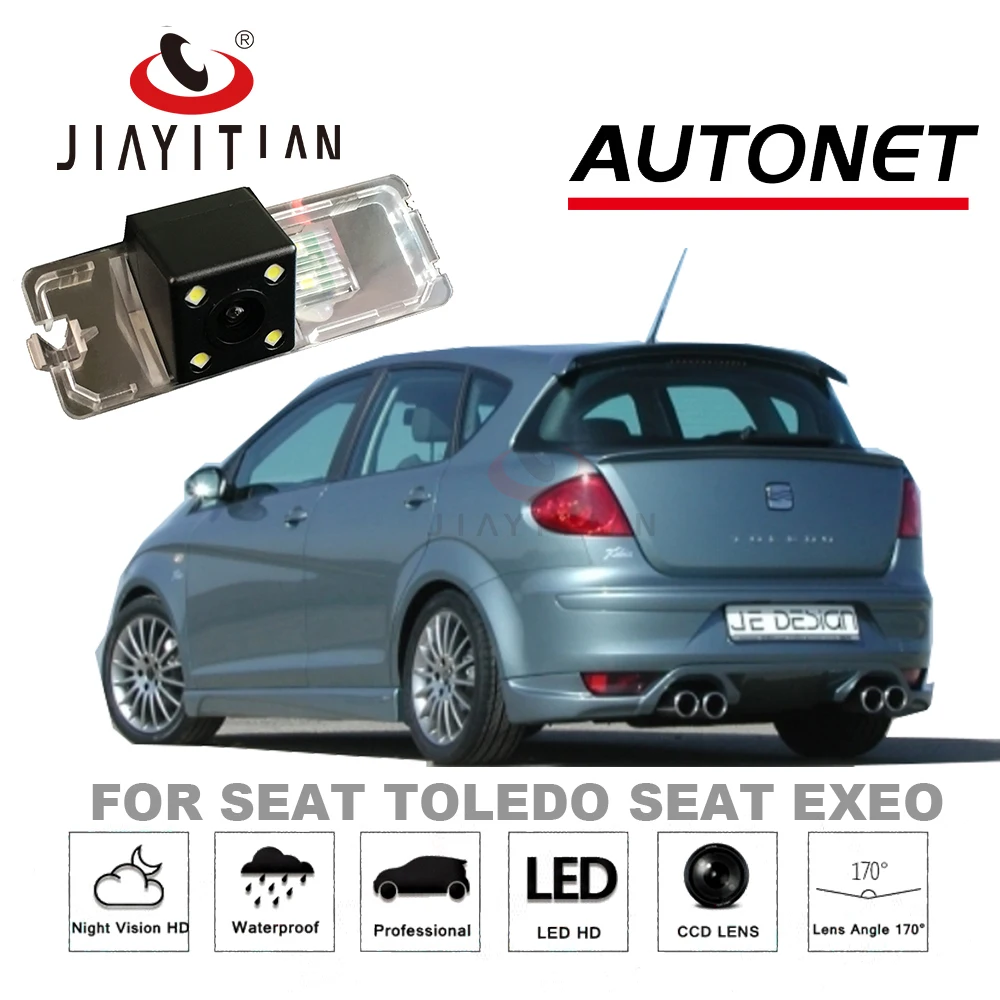 Jiaitian камера заднего вида для Seat Cordoba 6K 6L Alhambra Ibiza 6J Exeo Toledo/CCD/камера ночного