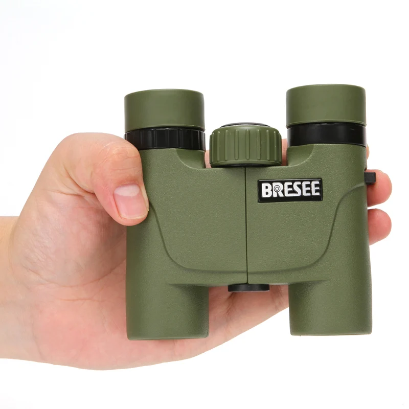 BRESEE HD 10x26 бинокль мощный зум большой диапазон Карманный водонепроницаемый