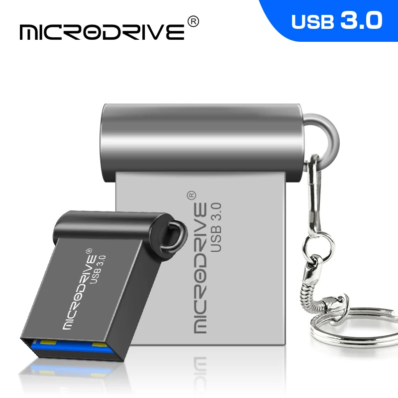 USB 3 0 карта памяти 16 ГБ 32 64 Гб 128 супер мини металлический usb флеш накопитель