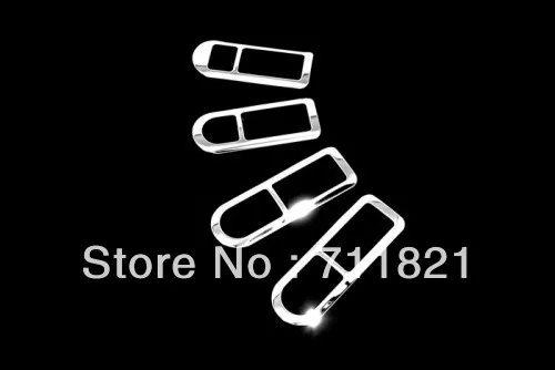 Автомобильный Стайлинг хромированная внутренняя ручка объемный ободок для