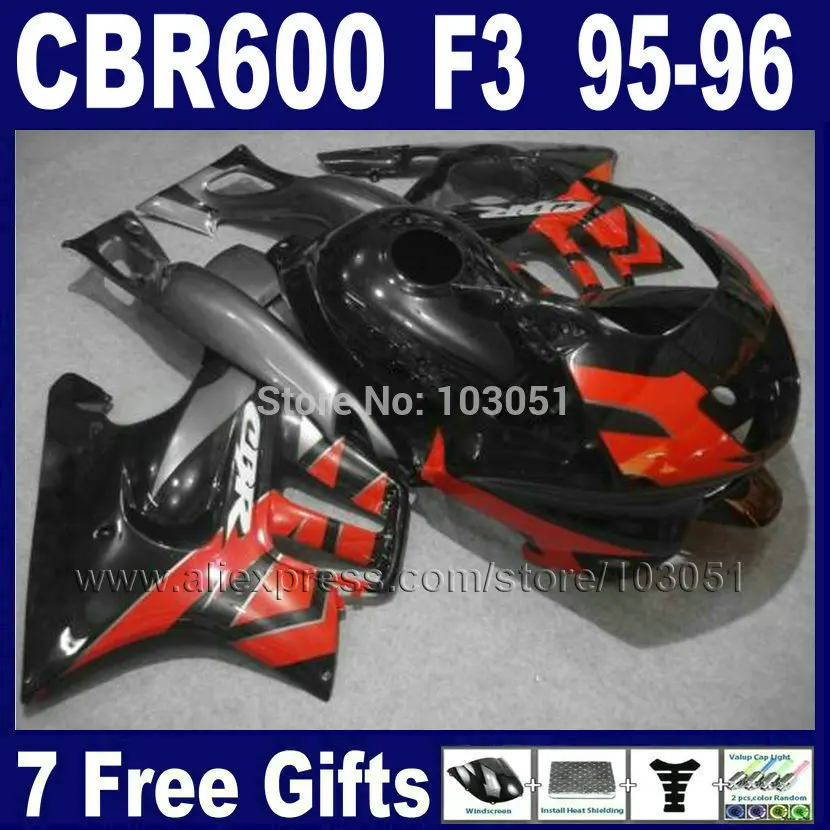 Изготовленные на заказ комплекты обтекателей для мотоциклов 1995 CBR600 F3 1996 CBR 600 95