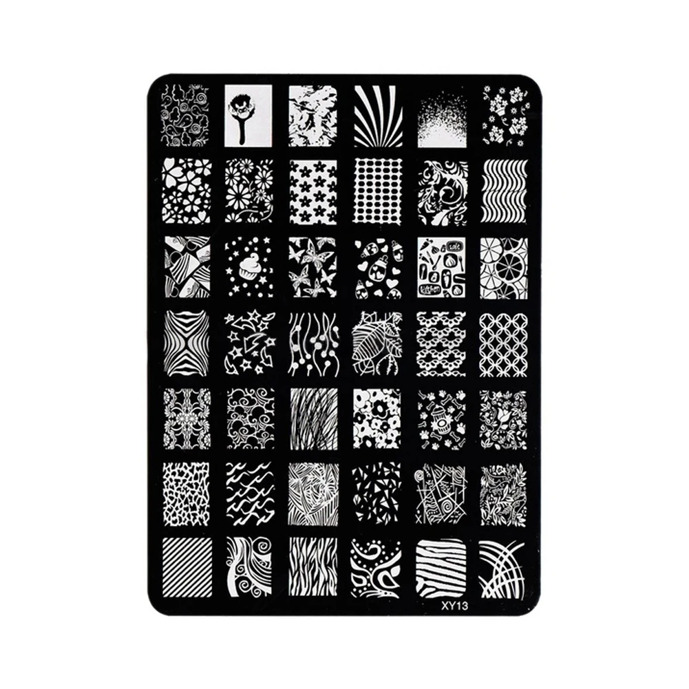 1 шт. трафарет для ногтей штампованные пластины с дизайнерскими кружевными