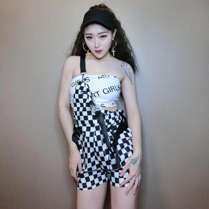 Боди платье для джазового танца вечерние костюмы в клетку популярная