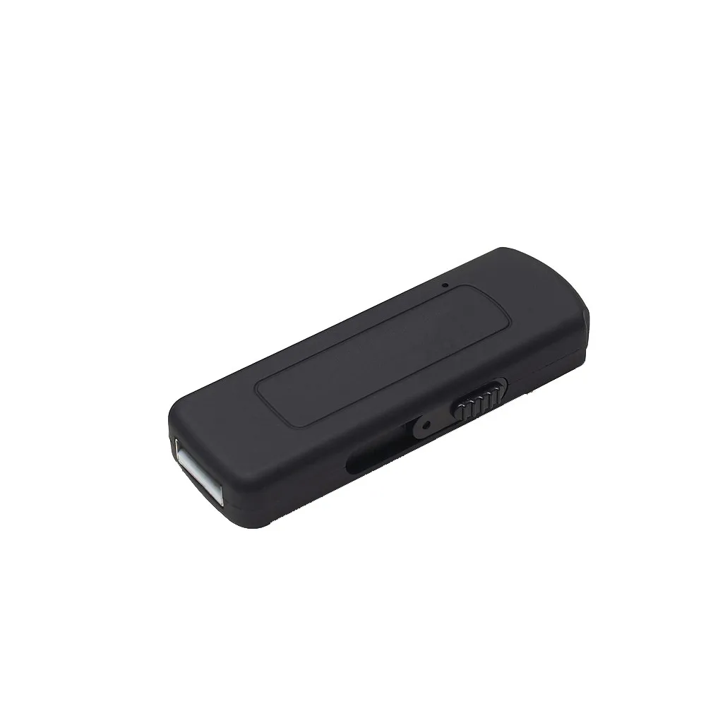 Маленький USB Flash Drive 16 ГБ Регистраторы Высокочувствительный U диск Аудио Голос Регистраторы Запись 192 кбит/с диктофон черный Цвет - Цвет: Черный