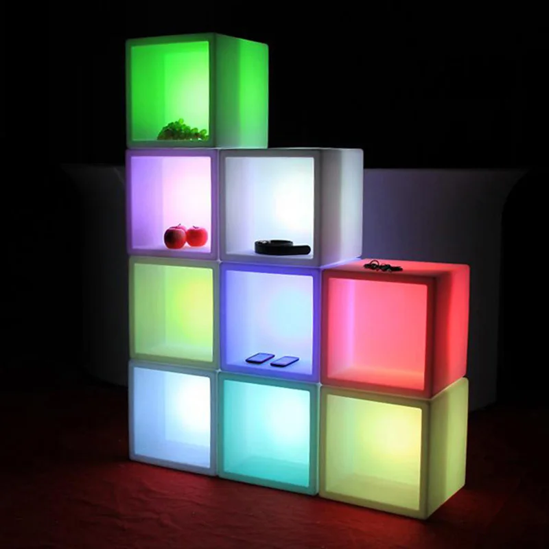2 шт. 40*40*40 см светодиодный куб RGB-бар KTV вечерние мероприятия разноцветные