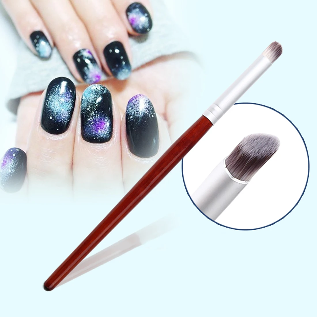 Ручной Маникюр Shanding ручка кисточка для ногтей оборудование DIY салонные