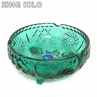 xing kilo colorful glass ashtray amber three legged ashtray home living room european hotel ktv bar 820 890