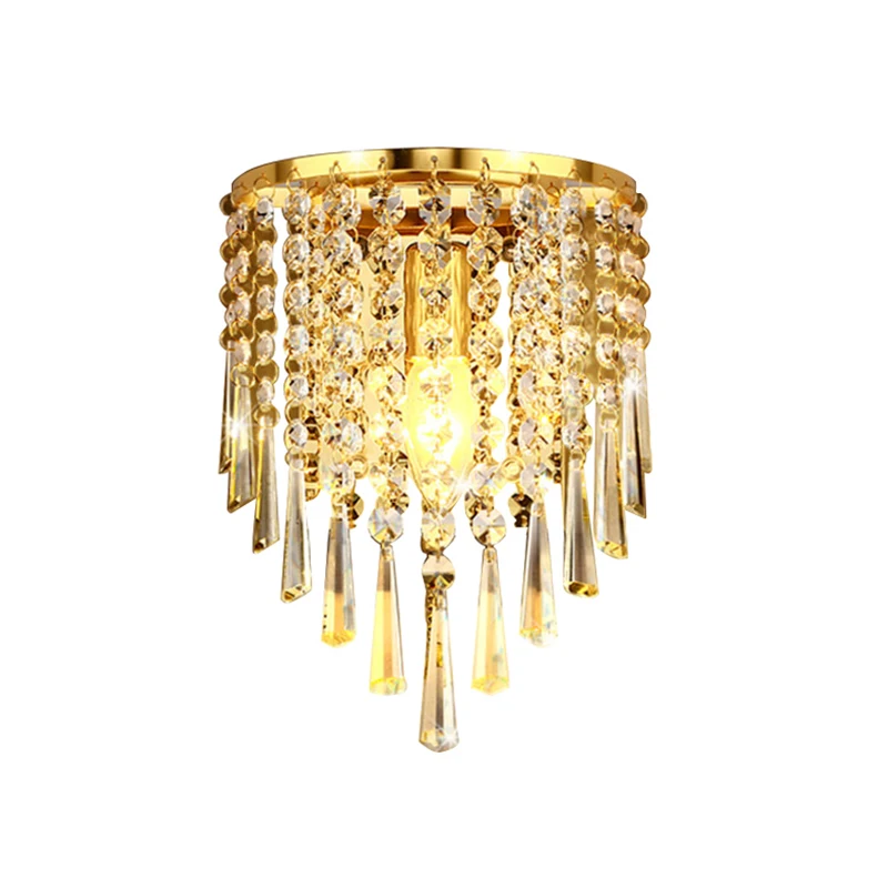 Современная хрустальная настенная лампа с покрытием E14 светодиодсветодиодный 220