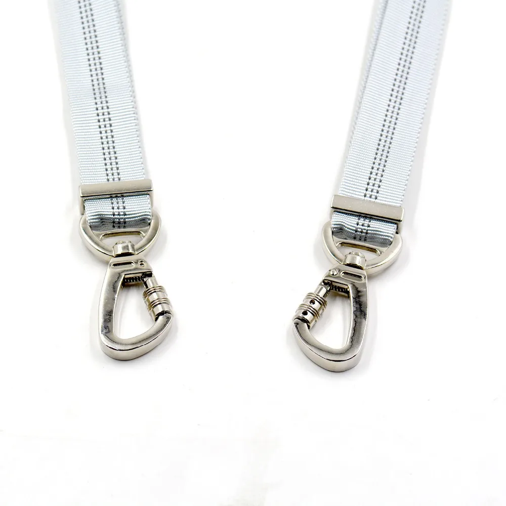 New Strong Dog Double Leash Pet Coupler Walk 2 Dogs 1 Lead With Reflective Strip Puppy Adjustable Gray Black Color | Дом и сад