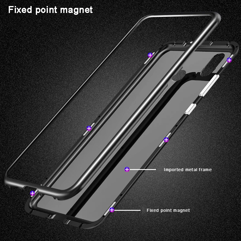 Магнитный адсорбционный чехол для телефона Xiaomi mi 8 pocophone f1 xiomi poco Задняя