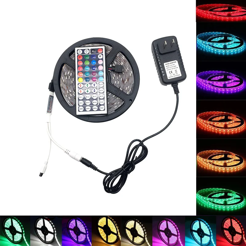 Цветная (RGB светодиодный полосы светильник 5050 гибкий Водонепроницаемый RGBW/RGBWW