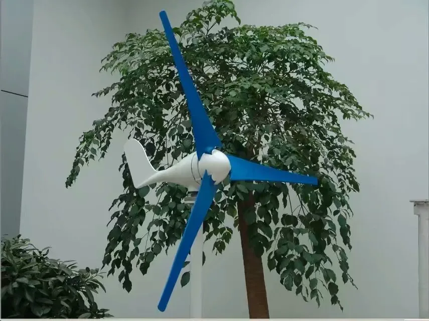 Хорошая цена 3 лезвия 5 лопастей 600 Вт горизонтальный ветряной генератор для