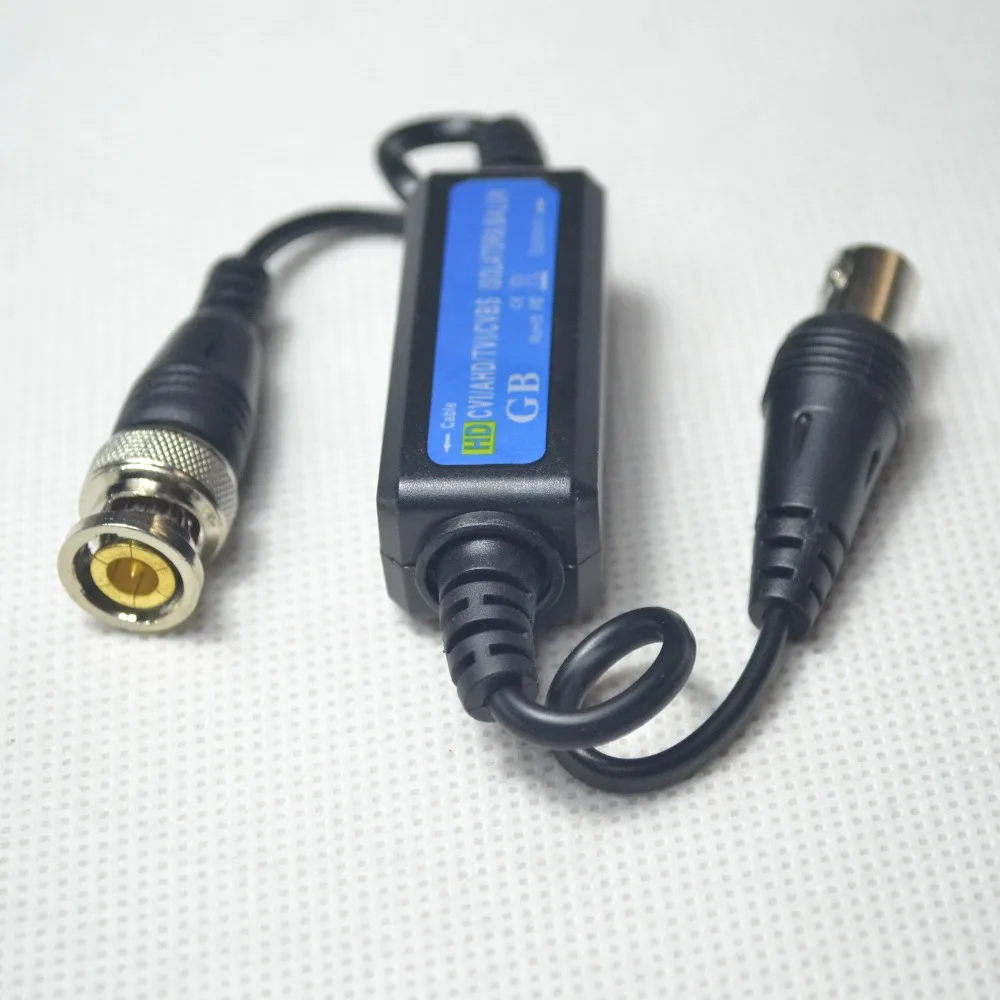 Изолятор заземления HD TVI CVI AHD CVBS Video Balun BNC Папа мама для камеры видеонаблюдения|bnc
