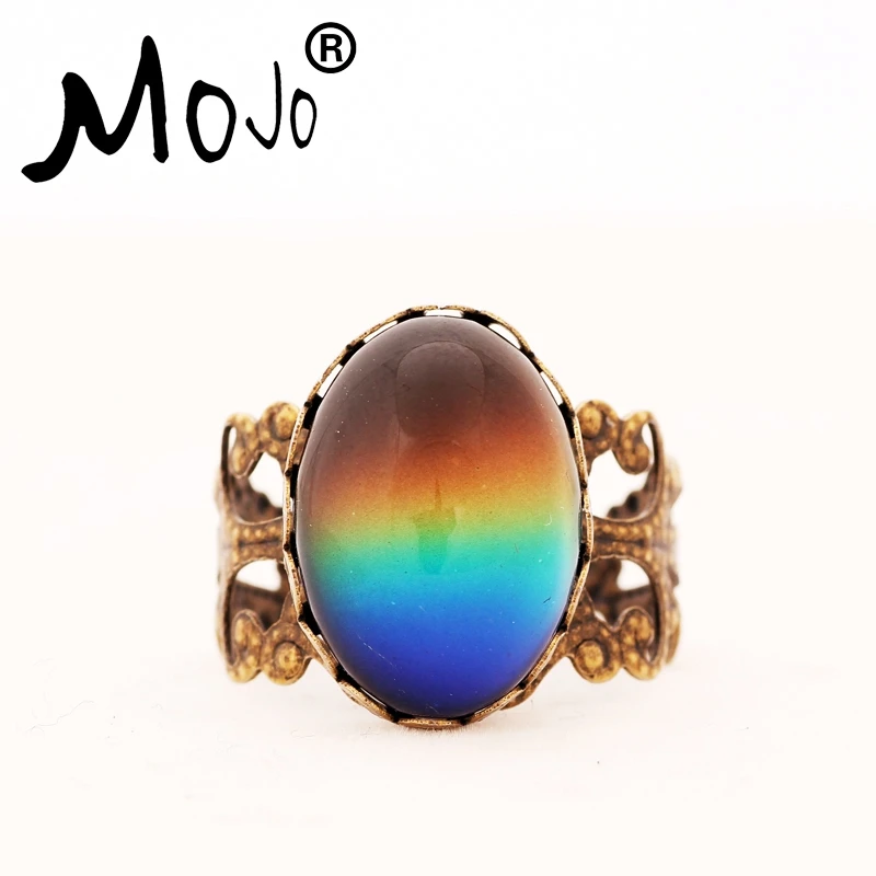 Модное Волшебное чувство настроения кольца изменение цвета эмоции температура