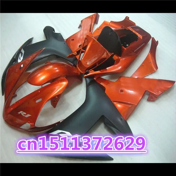 

Bo Fairings For Ninja YZF R1 02 03 2002 2003 black orange YZF-R1 YZF-1000 YZFR1 YZF1000 2002 2003 Fairing Body
