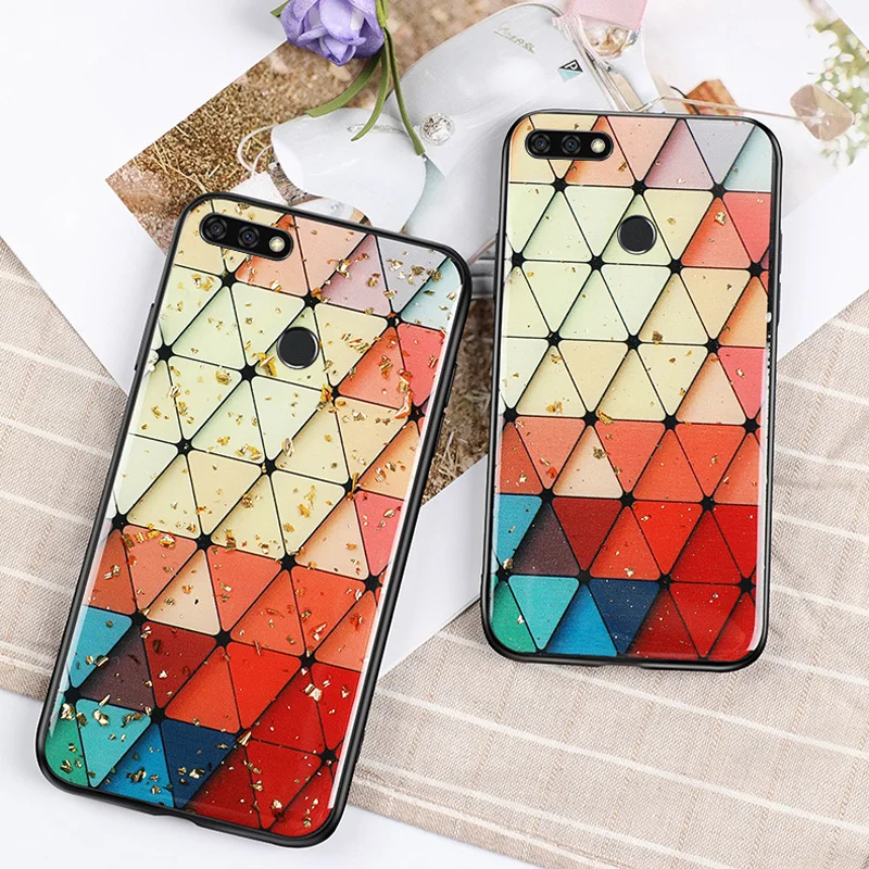 Модный Блестящий Мягкий чехол для Huawei Honor 8 9 10 Lite 20 8X 8A 8C 7X 7C 7A P10 P20 P30 Pro 2019 Y5 2018 DUA L22| |