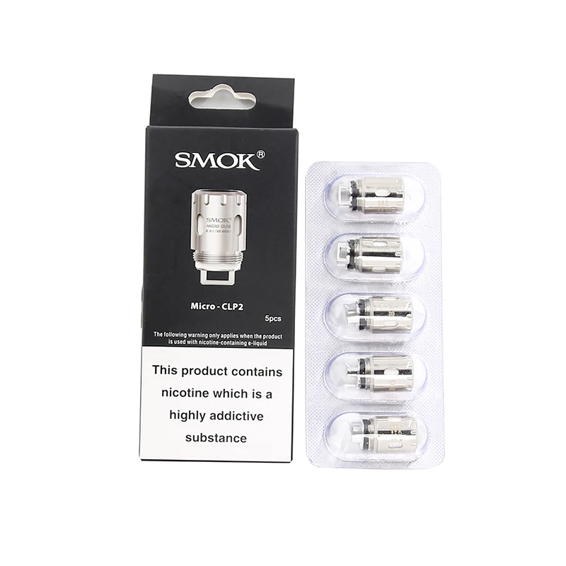 SMOK Micro Clp2 катушка головы 0.3ohm 0.6ohm двухъядерный электронная сигарета атомайзер сопротивление ядро для Micro TFV4 испаритель