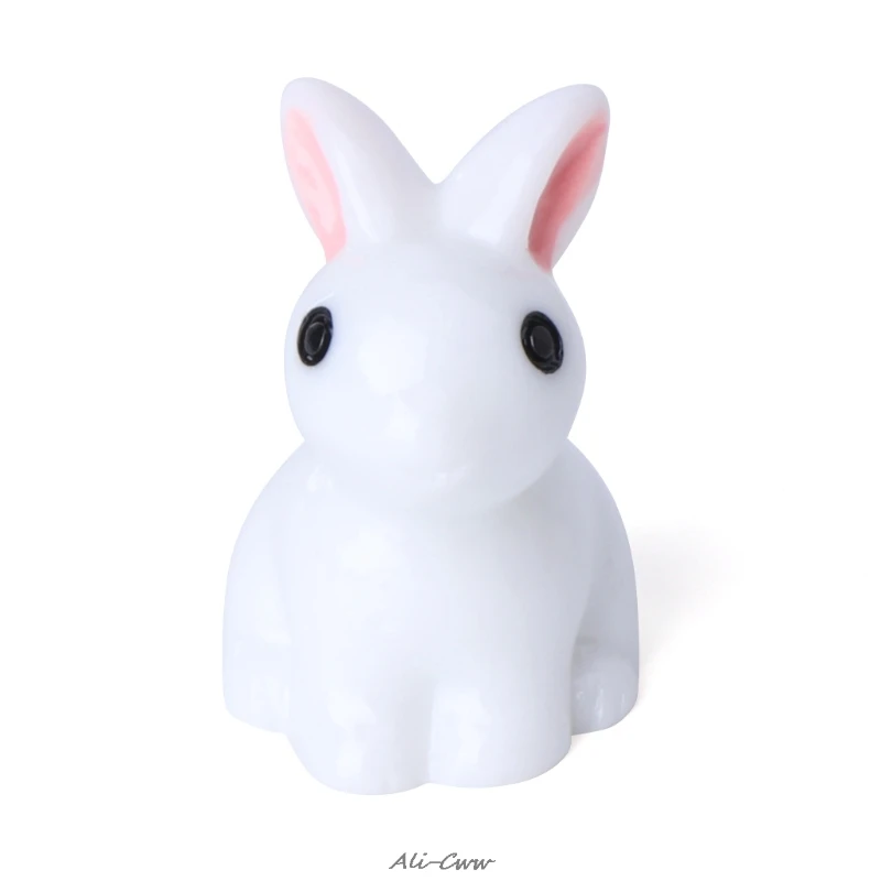 Мини Кролик Смола Ремесло Сад Искусство миниатюрный микро мир бонсай сад