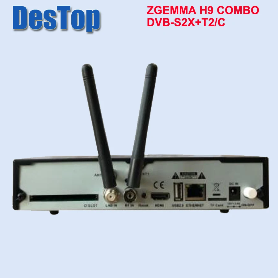 4K UHD ZGEMMA H9 комбо Reveiver Linux OS 2* WiFi внутренний Ci Plus DVB-S2X+ T2/C Двойные тюнеры