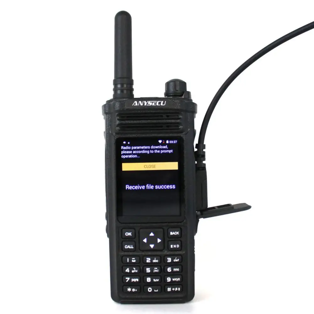 Anysecu 3g сетевое радио HD6800 с wifi walkie talkie WCDMA GSM работает платформой Zello Real ptt|Рации| |