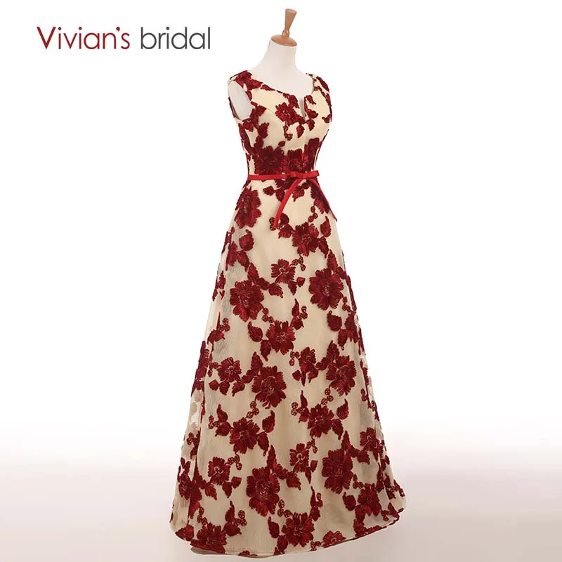 Вивиан люкс Линия Вечерние платья с короткими рукавами длинное платье для