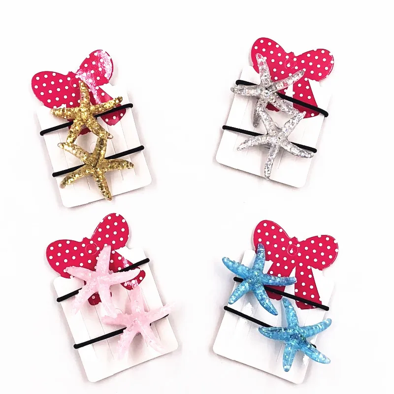 Лидер продаж 2 шт. блестящая Морская звезда хвост русалки головной убор BB