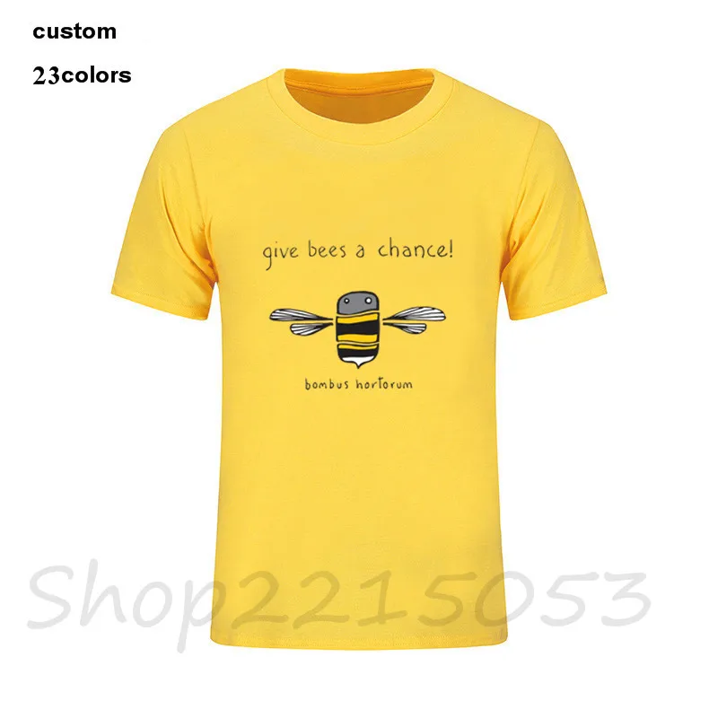 Give me a chance Honey Bees wholesale Mens t shirts xxl 2021fashion 3d funny tshirts brand streetwear clothing MALE tee T-shirt | Мужская