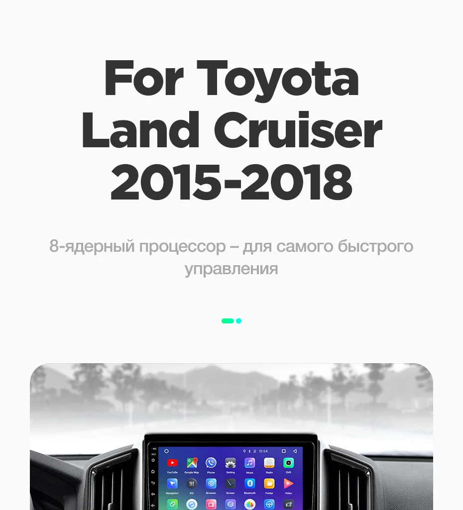 TEYES SPRO Штатная магнитола для Тойота Ленд Крузер 11 200 Toyota Land Cruiser 11 200 Android 8.1, до 8-ЯДЕР, до 4+ 64ГБ 32EQ+ DSP 2DIN автомагнитола 2 DIN DVD GPS мультимедиа автомобиля головное устройство
