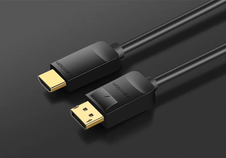 Vention Кабель-адаптер DP папа-HDMI папа 1080 Кабель-адаптер конвертер видео кабель для ПК ноутбук для Mac Displayport к HDMI 3 м