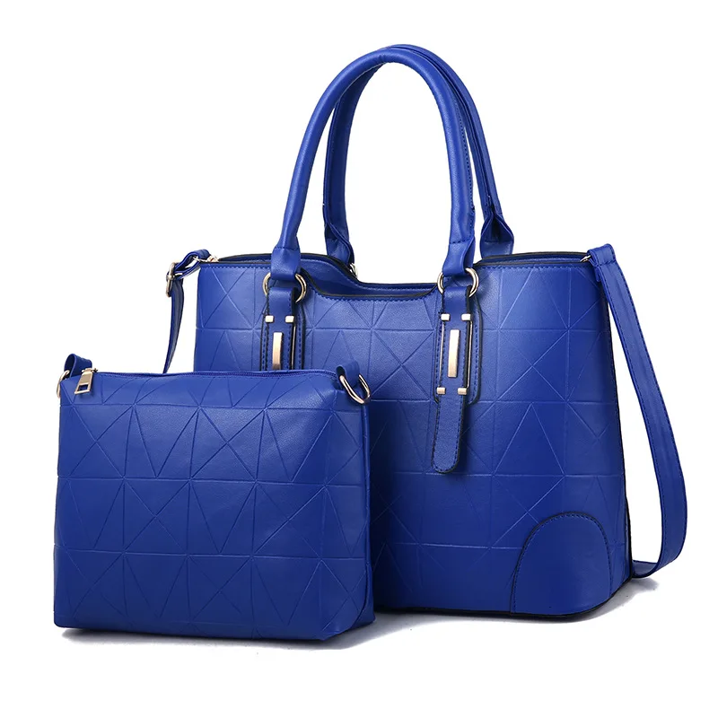 SUKEBE Women Handbag High Quality Female Solid Tote Bag 2pcs/Set Composite Messenger Bags Bolsa | Багаж и сумки