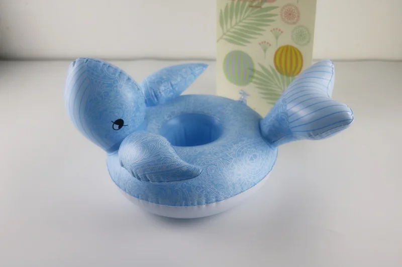 Водная игра надувной синий кит подстаканник домашний ПВХ рыба игрушка в подарок