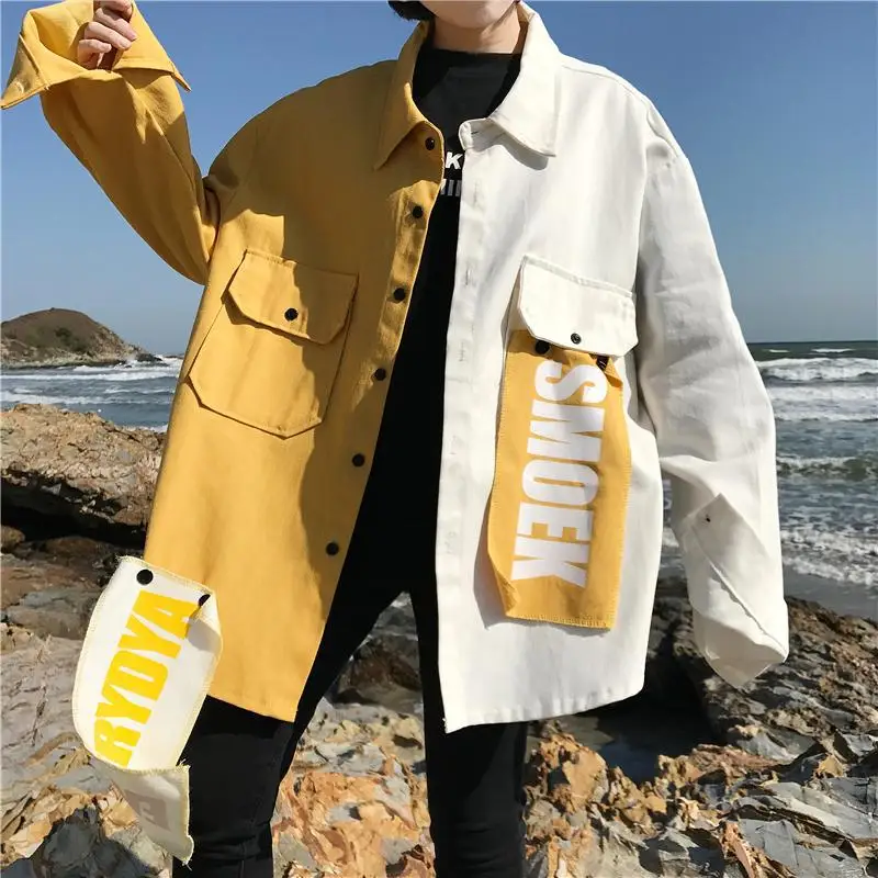 Женская свободная куртка с длинным рукавом весна 2019 | одежда