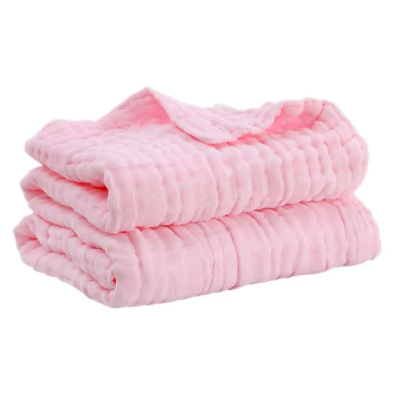 Детское банное полотенце Хлопковое одеяло для новорожденных однотонное душа