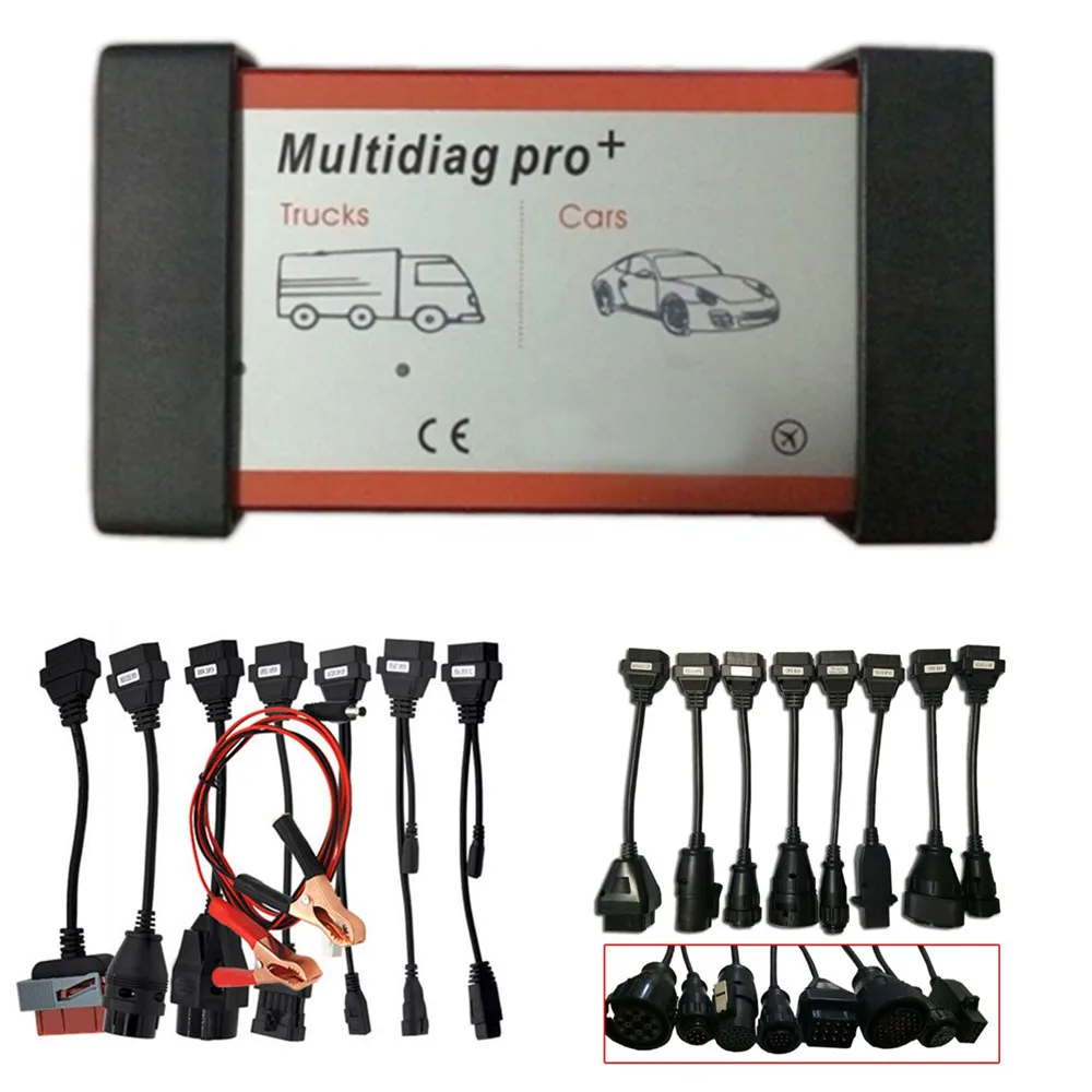 Multidiag Pro + для автомобилей/грузовиков OBD OBD2 сканер VD TCS cdp pro диагностический