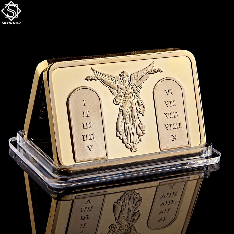 Золотой/Серебряный Христос хорошая пятница Иисуса и ангела Bullion Сувенирный