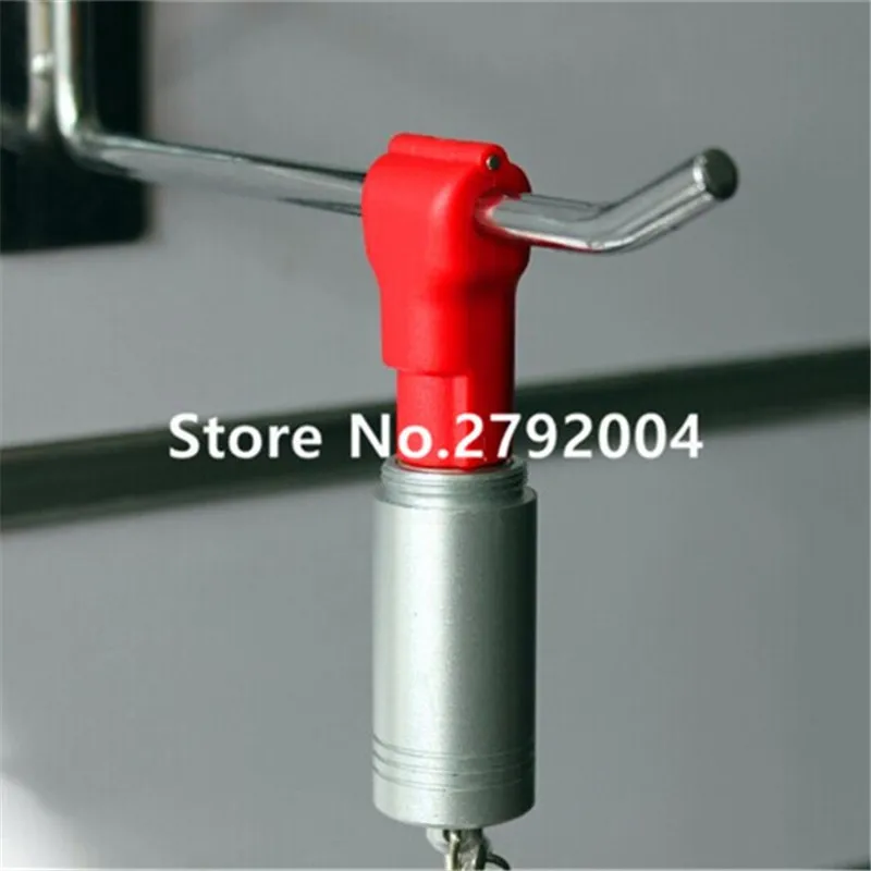 100 шт./лот + 1 шт. Магнитный съемный ключ EAS Антивор стоп замок для дисплея