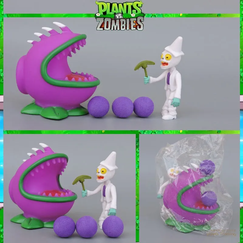 PVZ Растения против Зомби Peashooter ПВХ фигурка модель игрушки подарки игрушки для детей высококачественные игрушки куклы в OPP пакете