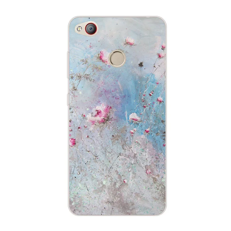 Zte nubia z11 mini Case Silicon Flower Painted Painting Soft TPU Back Cover for s protect Phone cases shell |