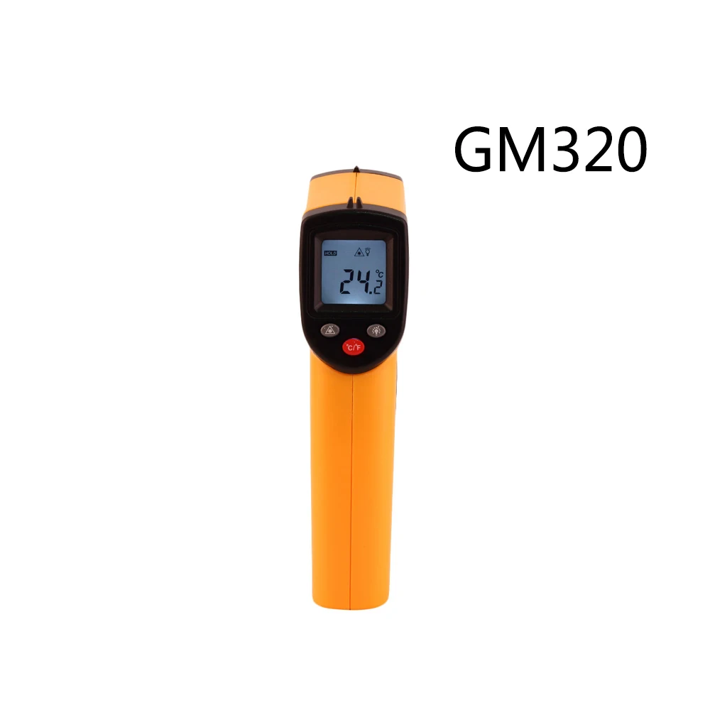 Цифровой инфракрасный термометр GM320 бесконтактный инфракрасный пирометр ИК лазерный измеритель температуры точечный пистолет-50~ 380 градусов