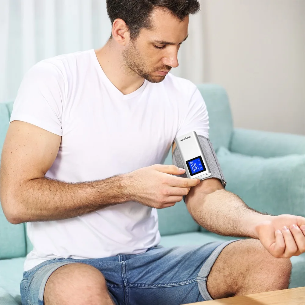 Koogeek FDA умный монитор артериального давления на руку Wifi Bluetooth Сфигмоманометр перезаряжаемый большой ЖК-экран для iOS Android