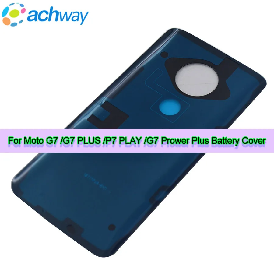 Новинка Крышка аккумуляторной батареи для Moto G7 /G7 PLUS /P7 PLAY Prower Plus оригинальная